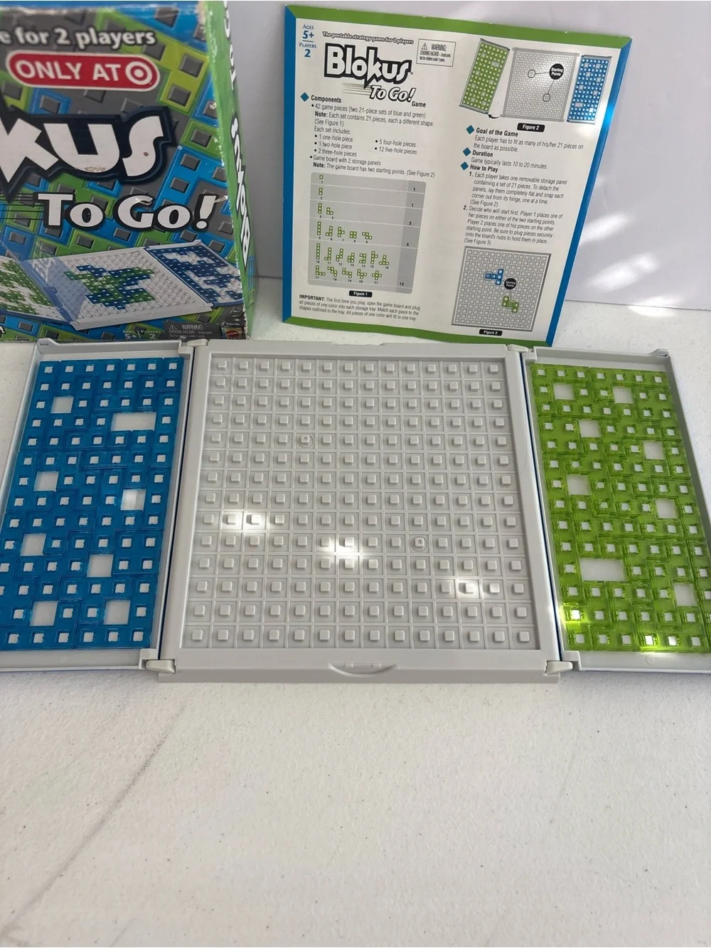 Blokus To Go Complete 2009 Mattel Travel Strategy Game 2 Players
